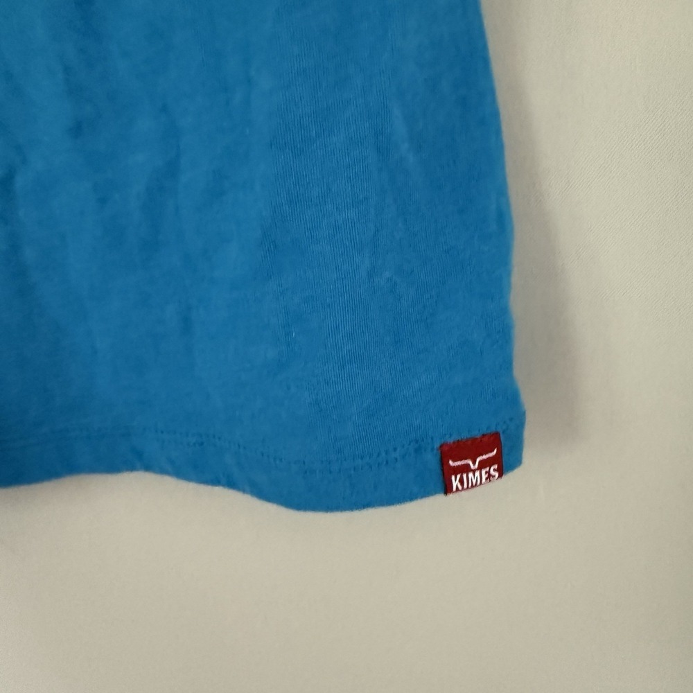 Kimes Ranch Womens XL Blue Logo Crewneck Short Sleeve Tee T-Shirt Western - Picture 3 of 7